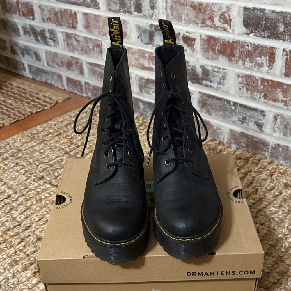 Dr. Martens Black Shriver Hi Boots